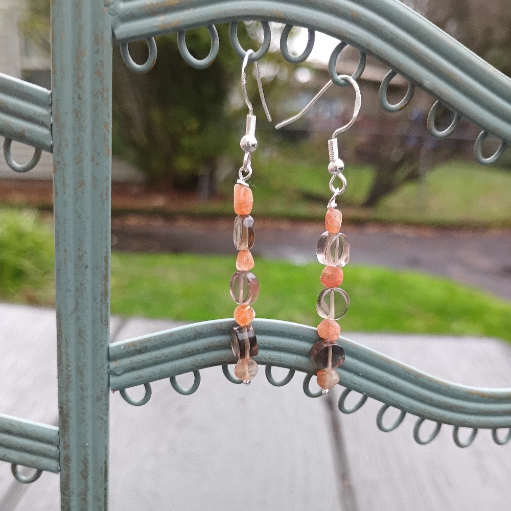 Smokey Quartz Dangle Earrings